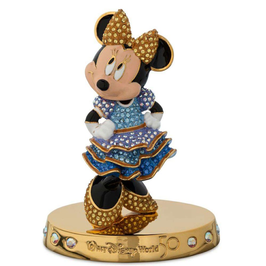 Figures & Figurines * | Best Sellers Disney Figurine By Arribas Minnie Mouse Walt Disney World 50Th Anniversary