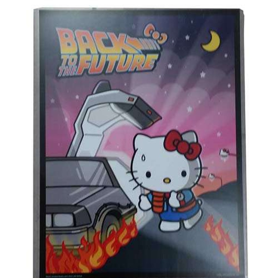 Prints And Signs * | Disney Best Sellers Universal Poster Hello Kitty X Back To The Future