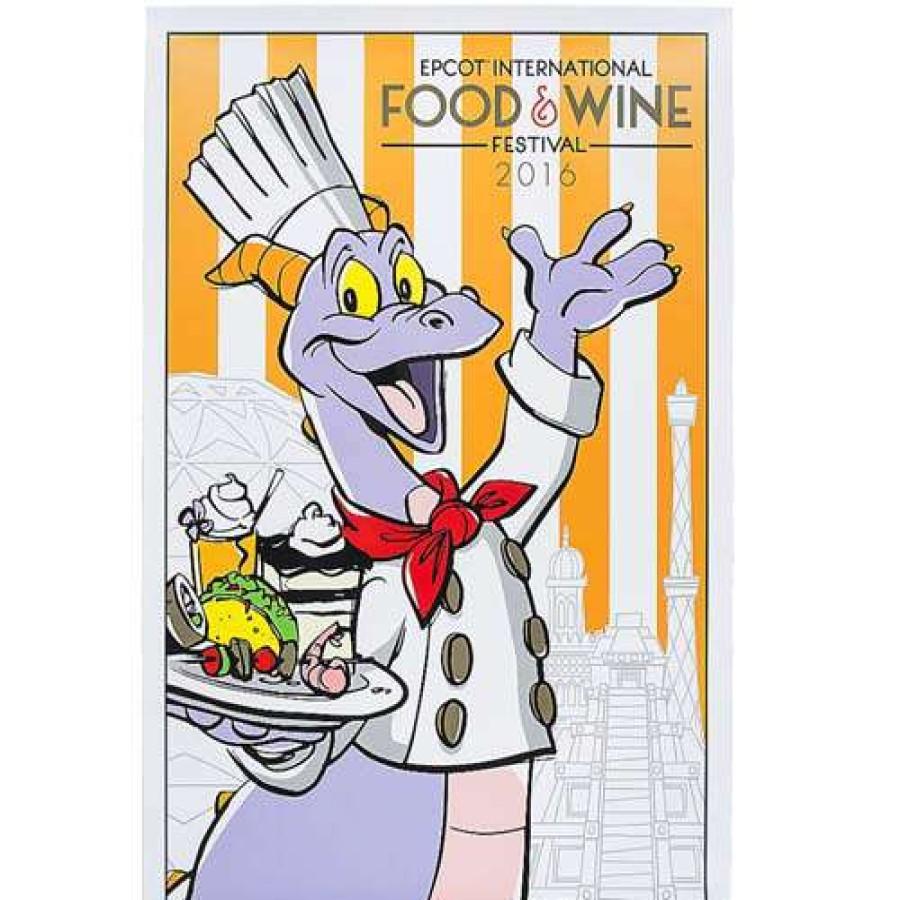 Prints And Signs * | Best-Selling Disney Wall Poster Epcot Food And Wine Festival 2016 Chef Figment