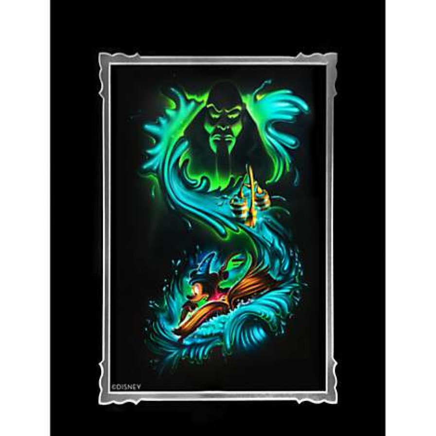 Prints And Signs * | Clearance Disney Artist Print Noah Sorcerer Mickey Waves Of Magic Deluxe