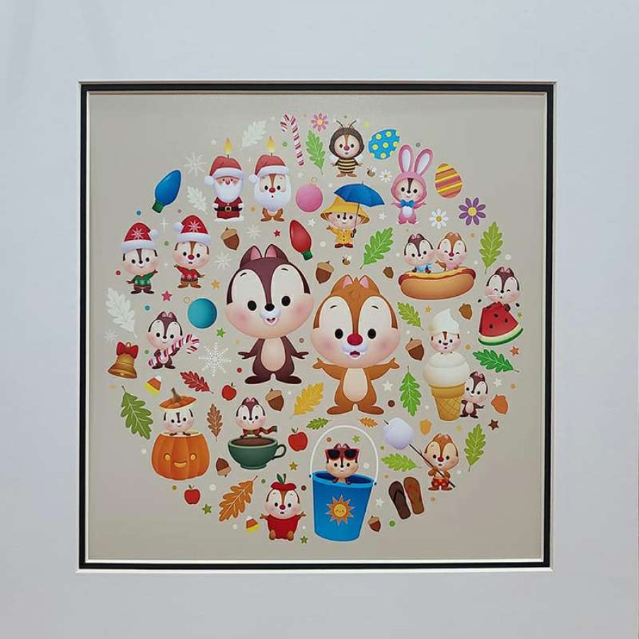 Prints And Signs * | Disney Artist Print Jerrod Maruyama Chip And Dale Limited Edition