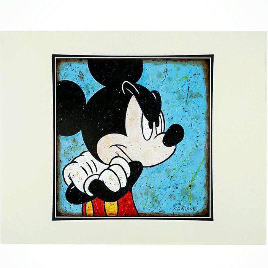 Prints And Signs * | Top Sellers Disney Artist Print Joe Kaminski Mickey Mouse Mickey Grudge