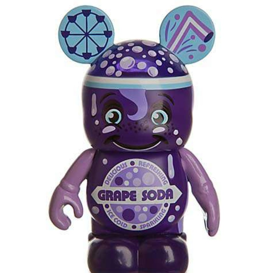 Figures & Figurines * | Online Disney Vinylmation Figure So Tasty Grape Soda