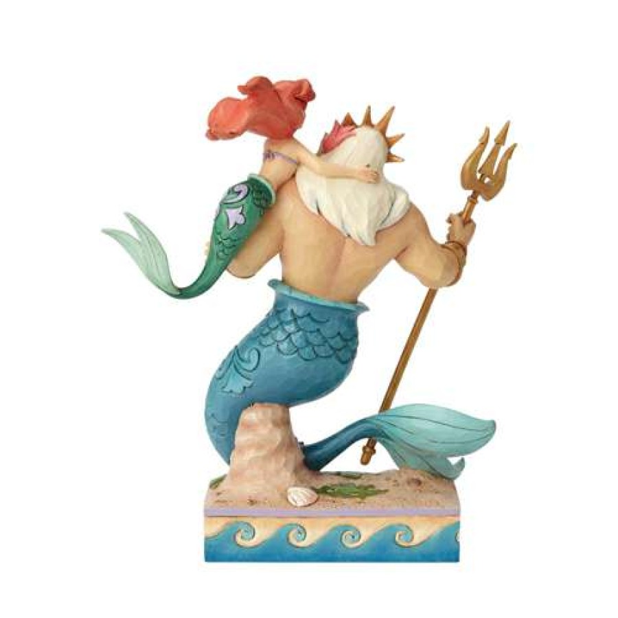 Figures & Figurines * | Best Sellers Disney Traditions By Jim Shore Ariel And King Triton