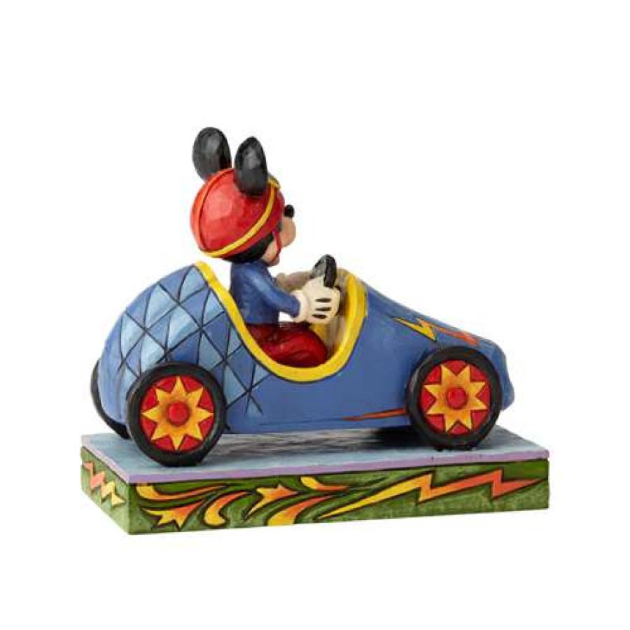 Figures & Figurines * | Hot Sale Disney Traditions By Jim Shore Soap Box Derby Mickey 6000974