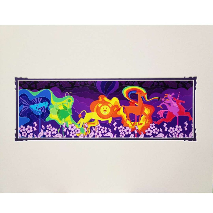 Prints And Signs * | Sale Online Disney Artist Print Disney Commercial Design Figment Painting