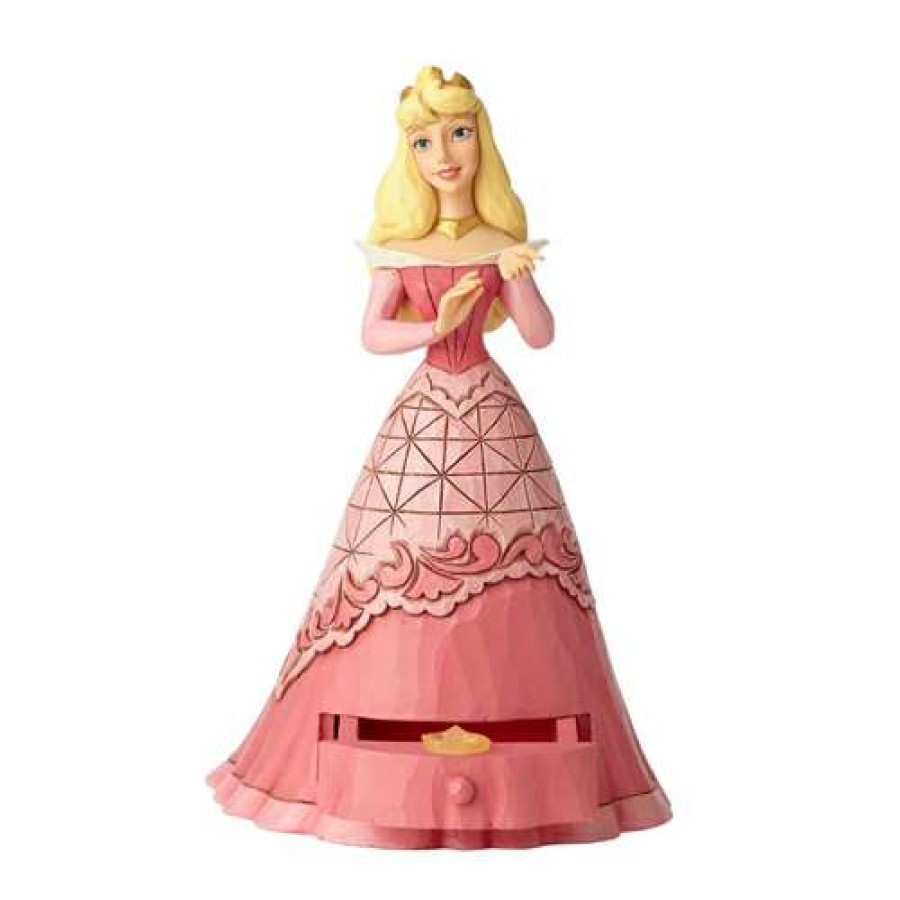 Figures & Figurines * | High Quality Disney Traditions By Jim Shore Aurora With Tiara Charm