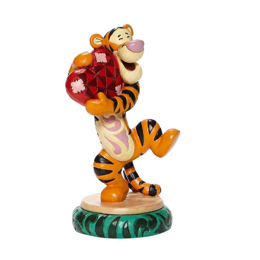 Figures & Figurines * | Disney Traditions By Jim Shore Tigger Holding A Heart Free Delivery