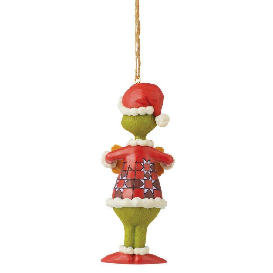 Figures & Figurines * | Disney Best Sellers Grinch By Jim Shore Ornament You'Re A Mean One