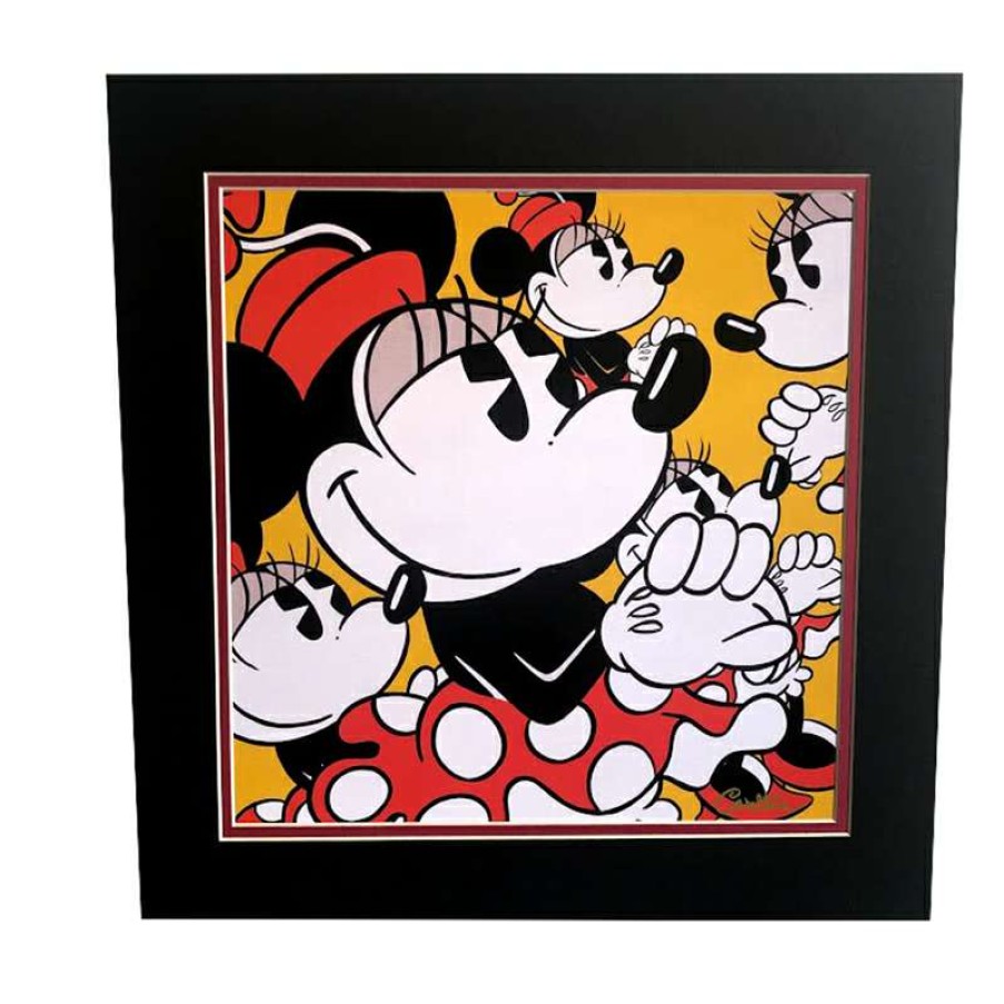 Prints And Signs * | Online Disney Fine Art Lithograph On Paper Many Minnies By Trevor Carlton