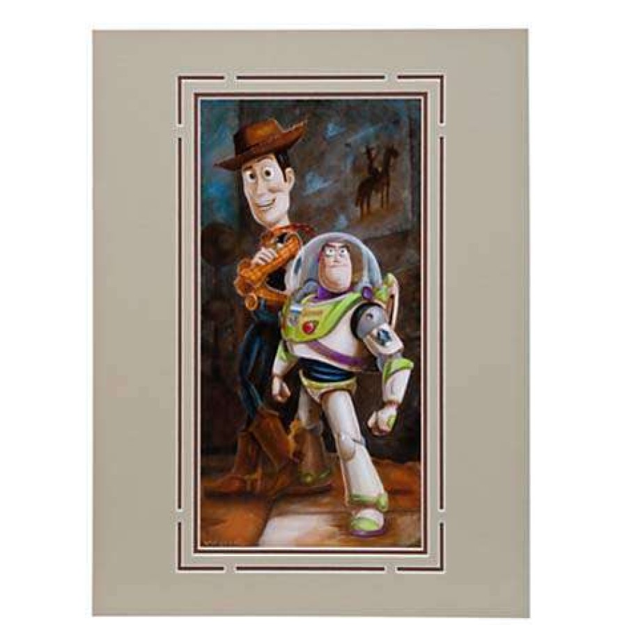 Prints And Signs * | Top Sellers Disney Artist Print Darren Wilson Buzz And Woody