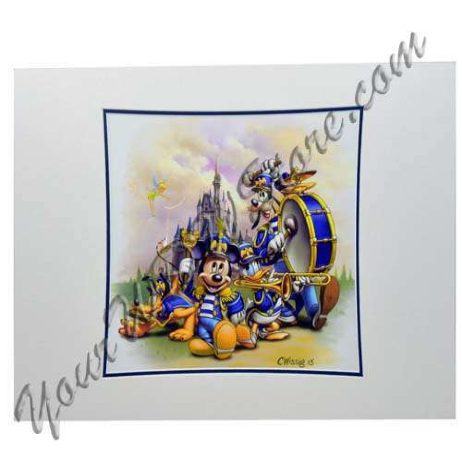 Prints And Signs * | Sale Online Disney Artist Print Mickey Bandleader By Charles Wissig