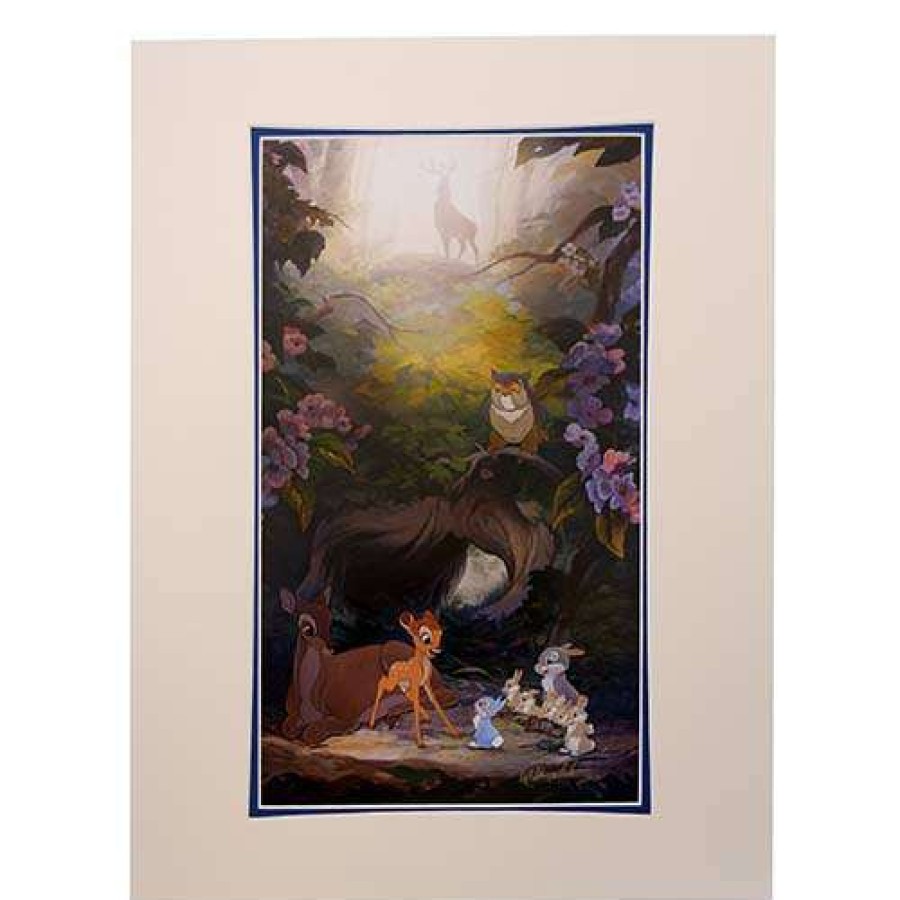 Prints And Signs * | Online Store Disney Artist Print William Silvers Bambi First Day