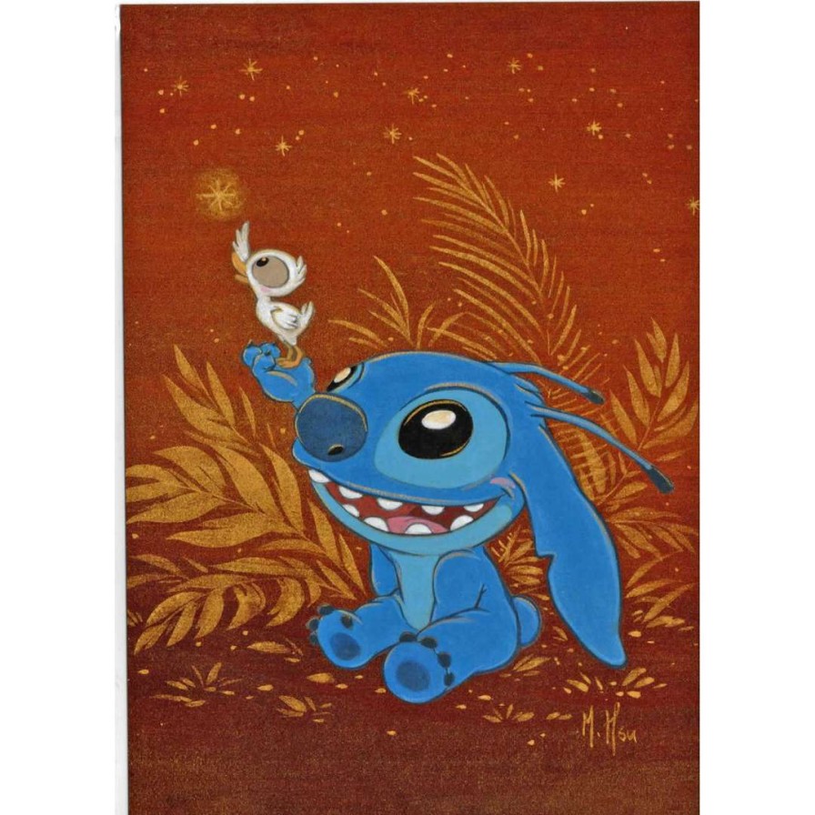 Prints And Signs * | Discounts Disney Postcard Martin Hsu Stitch