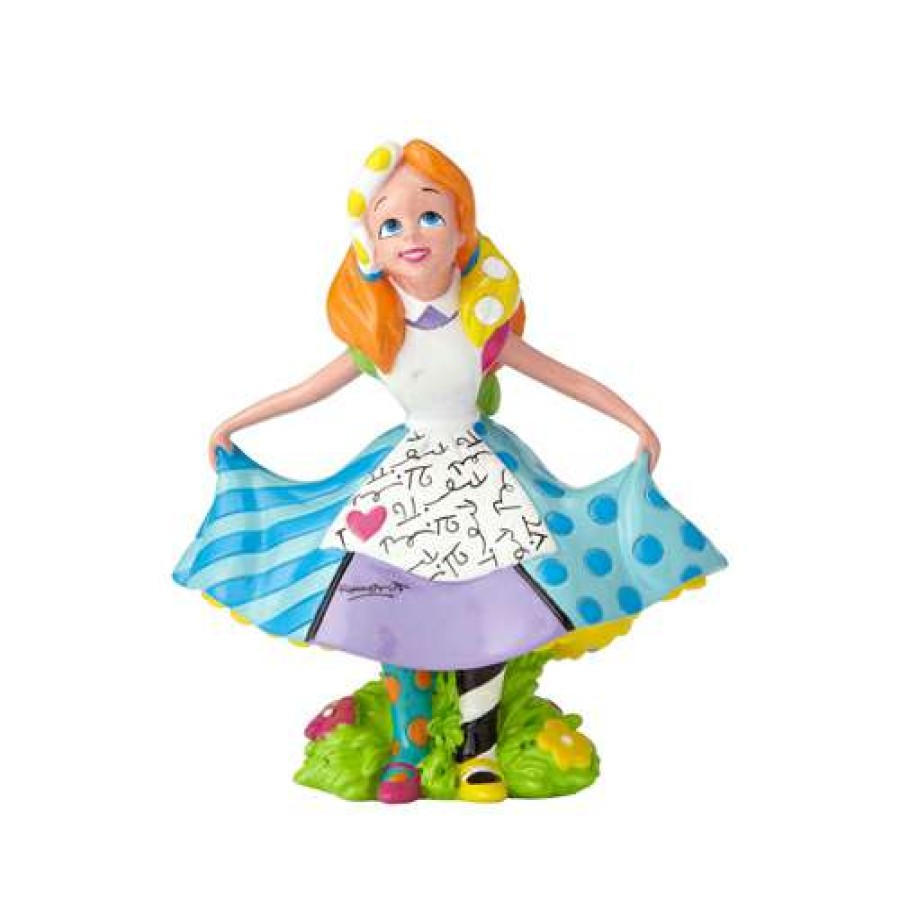 Figures & Figurines * | Disney Britto Figurine Mini Alice In Wonderland Clearance