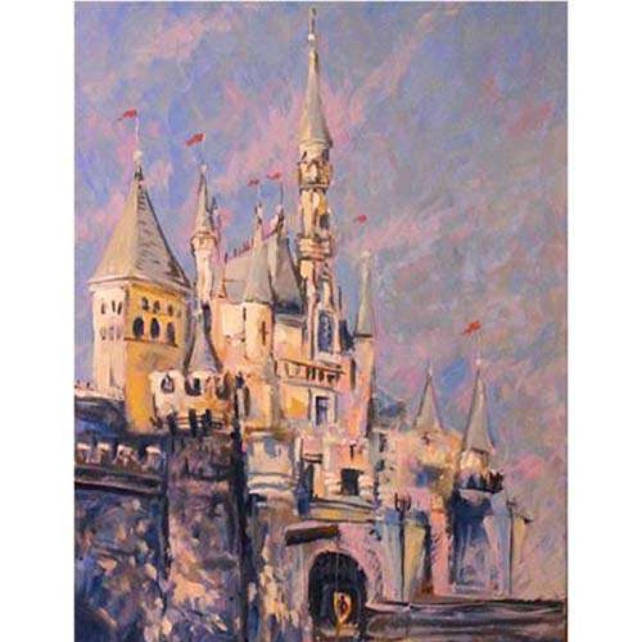 Prints And Signs * | Official Disney Artist Print Randy Noble Disneyland Castle