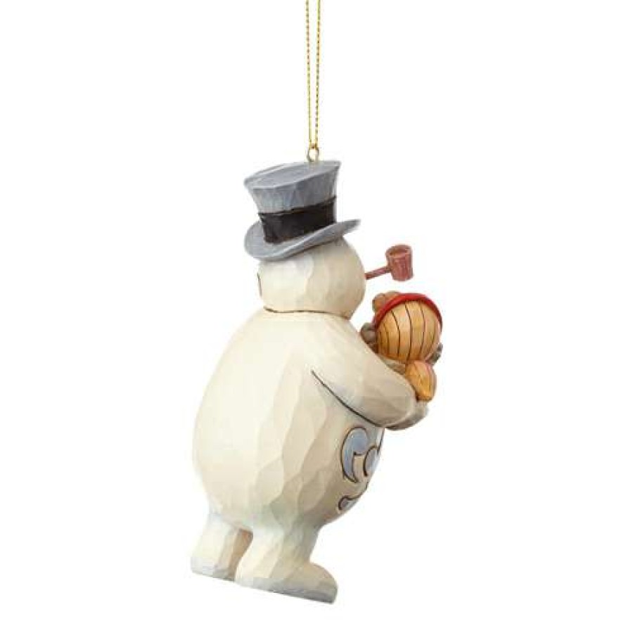 Figures & Figurines * | Disney Online Frosty The Snowman Ornament By Jim Shore Frosty Holding Karen