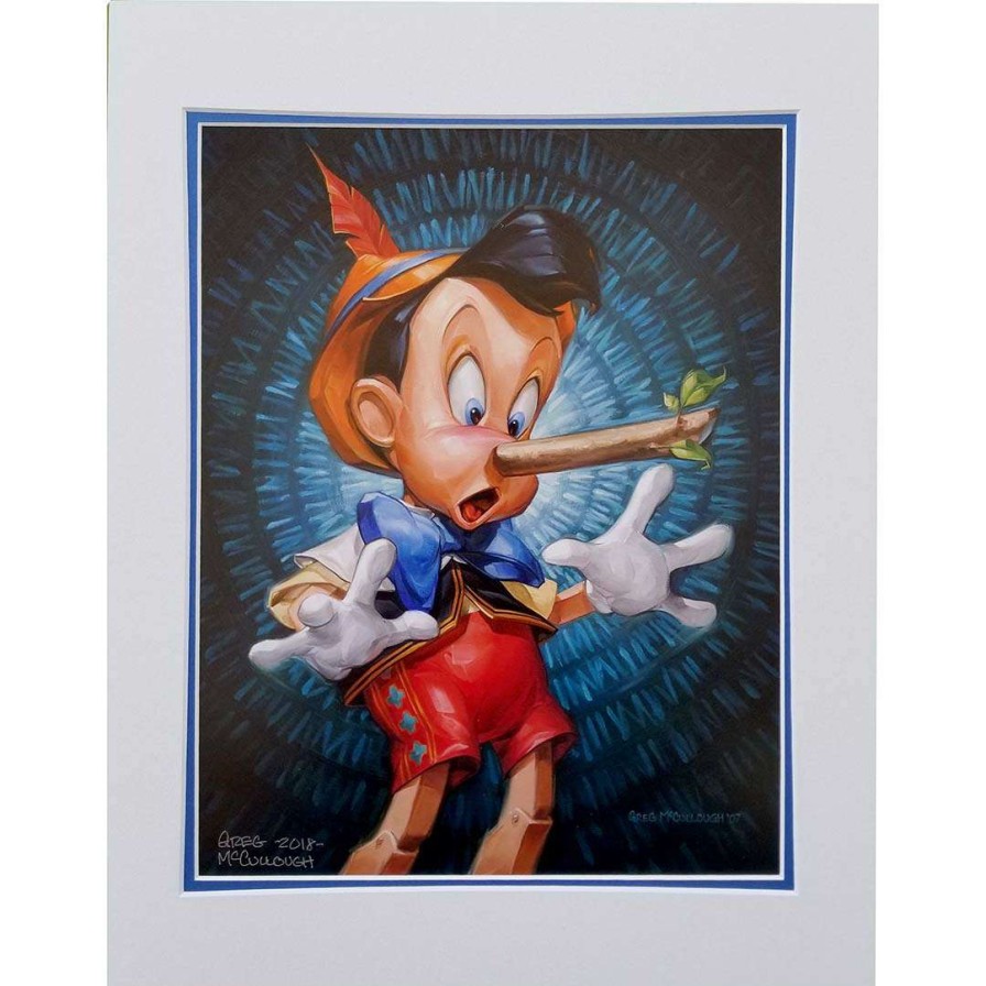 Prints And Signs * | Discount Disney Artist Print Greg Mccullough Pinocchio