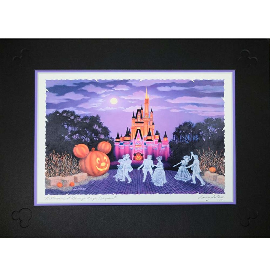 Prints And Signs * | Disney Artist Print Larry Dotson Halloween At Disney'S Magic Kingdom Classical