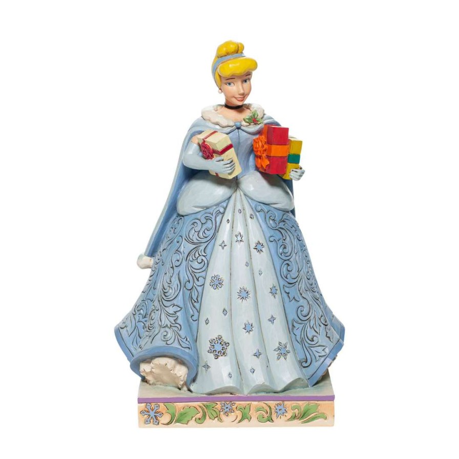 Figures & Figurines * | Disney Traditions By Jim Shore Christmas Cinderella Cheap