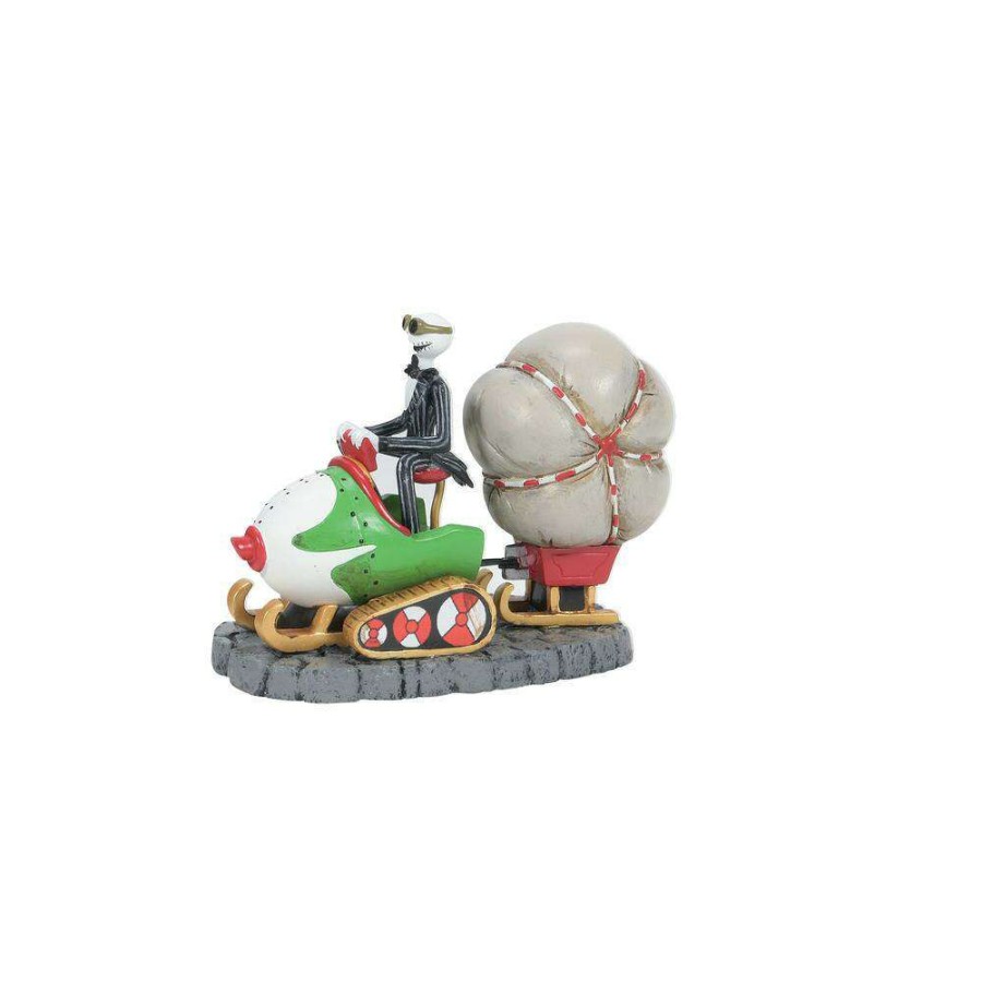 Figures & Figurines * | Disney Department 56 Figurine Jack Skellington Brings Christmas Home 6007723 Best Sale