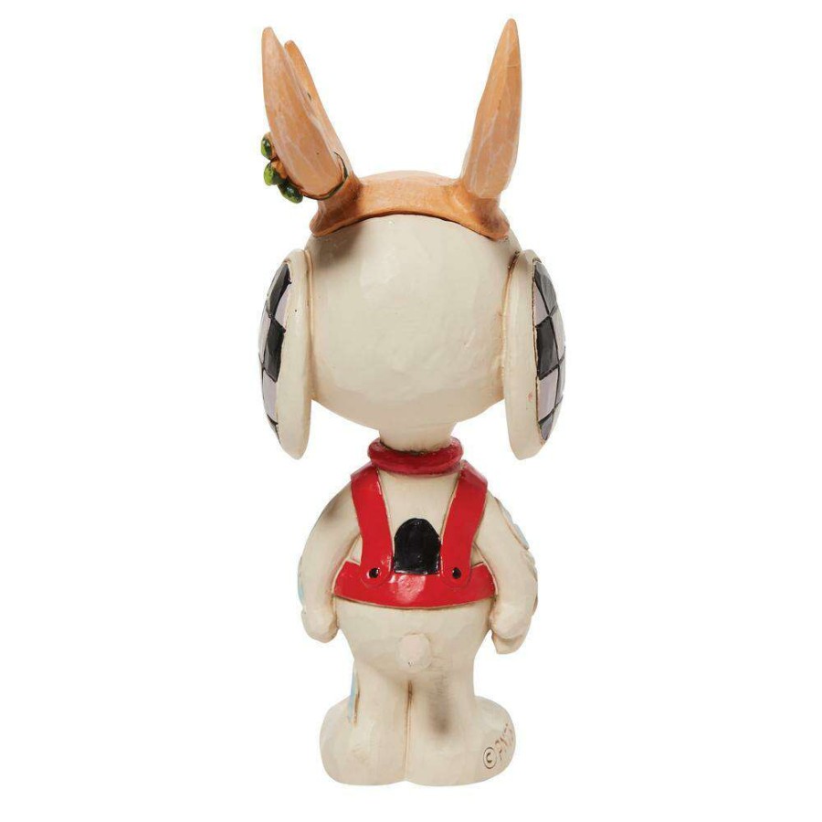 Figures & Figurines * | Disney Hot Sale Peanuts By Jim Shore Figurine Snoopy Reindeer