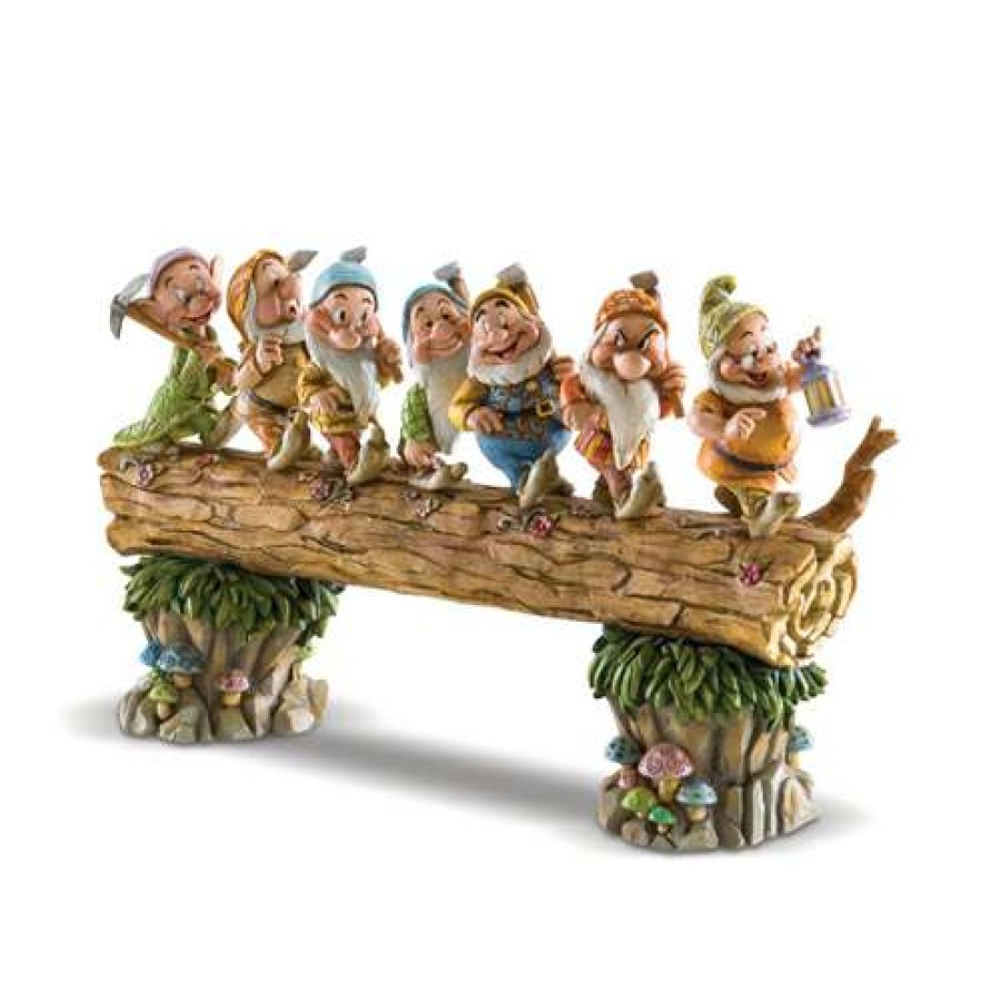 Figures & Figurines * | Disney Traditions Musical Seven Dwarfs Log Discount Sale