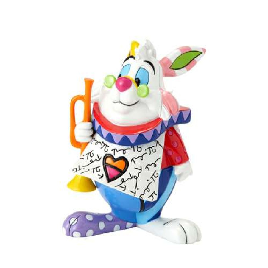 Figures & Figurines * | Disney Britto Figurine White Rabbit Mini Fig Sale