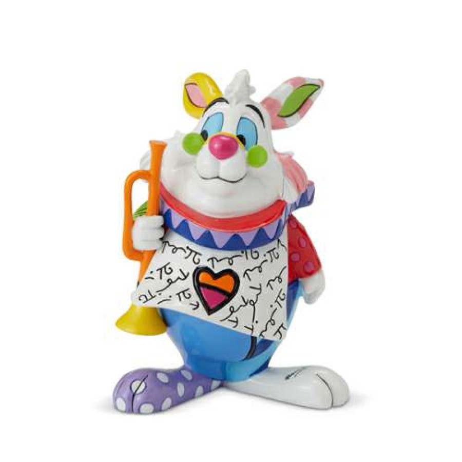 Figures & Figurines * | Disney Britto Figurine White Rabbit Mini Fig Sale