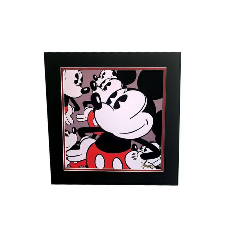 Prints And Signs * | Online Disney Fine Art Lithograph On Paper Many Mickeys By Trevor Carlton