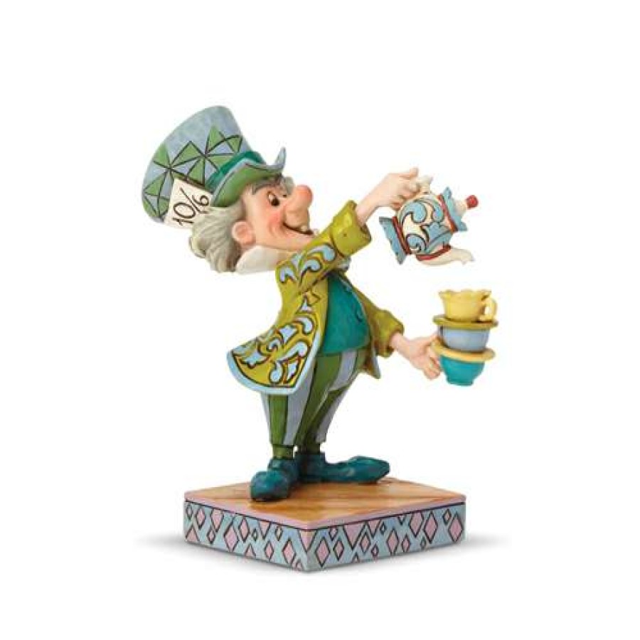 Figures & Figurines * | Disney Traditions By Jim Shore Alice In Wonderland'S Mad Hatter Closeout Sale