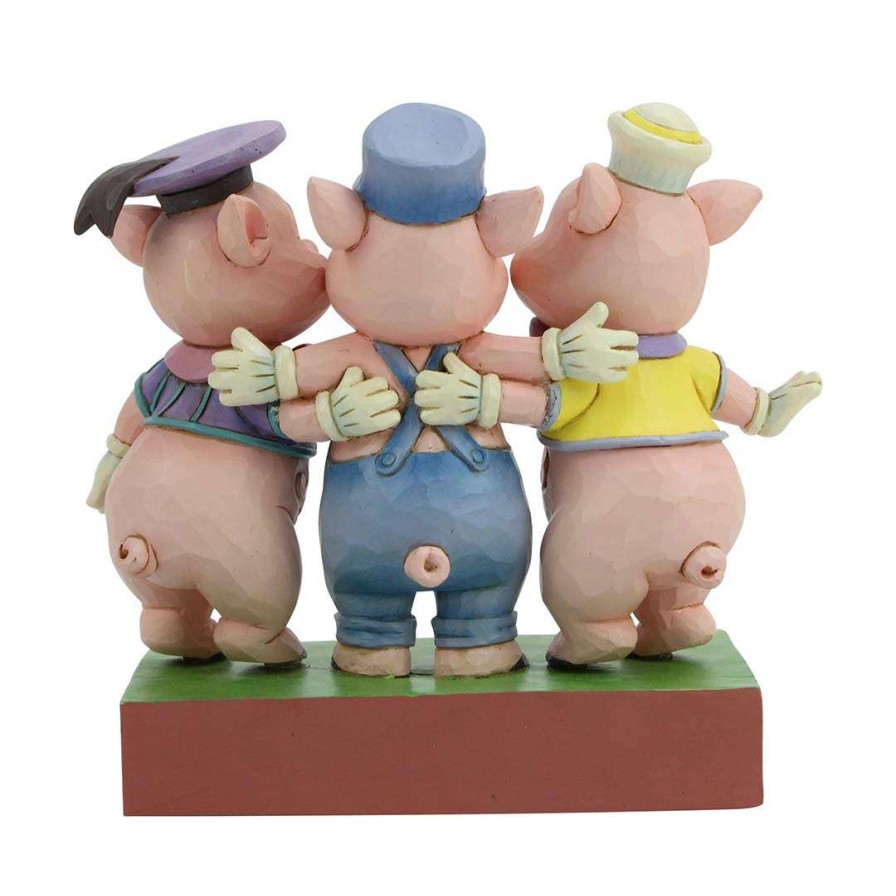 Figures & Figurines * | Disney Traditions By Jim Shore Figure Three Little Pigs Classical