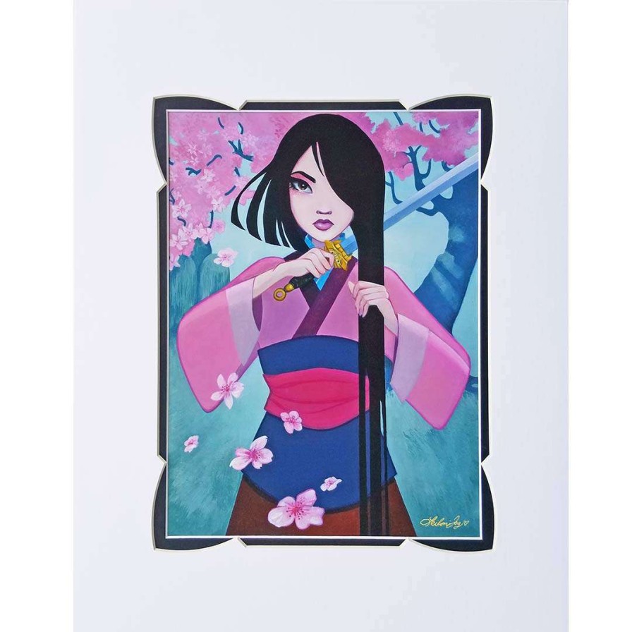 Prints And Signs * | Shop Disney Deluxe Print Mulan Short Hair By Leilani Joy