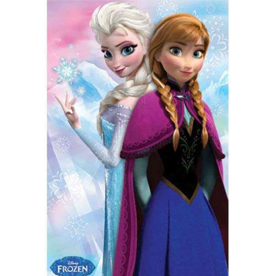 Prints And Signs * | Attractive Disney Poster Print Frozen Anna And Elsa