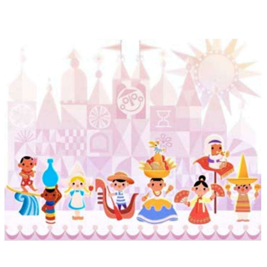 Prints And Signs * | Excellent Disney Postcard Friendship To Everyone Eunjung June Kim