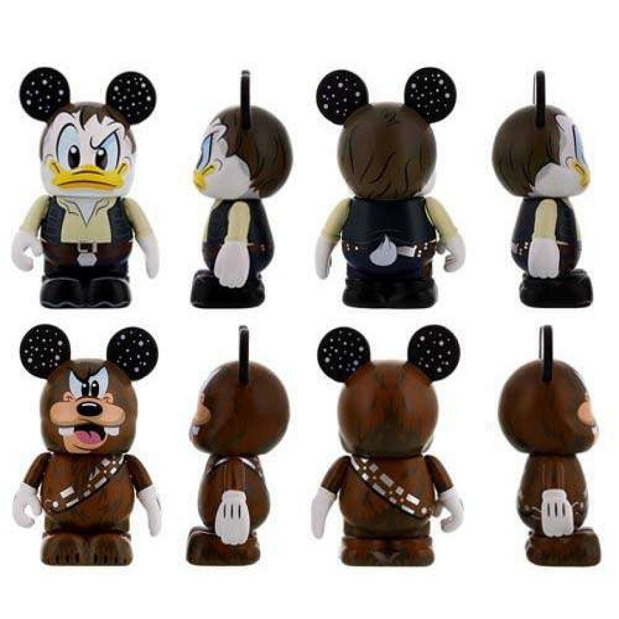 Figures & Figurines * | Disney Vinylmation Pack Star Wars 2014 Donald Solo Goofy Chewbacca Original