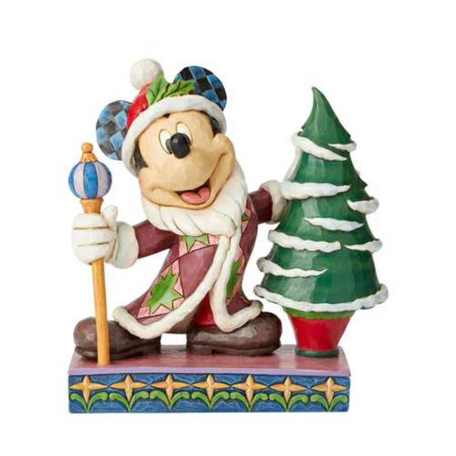 Figures & Figurines * | Online Disney Traditions Mickey Father Christmas