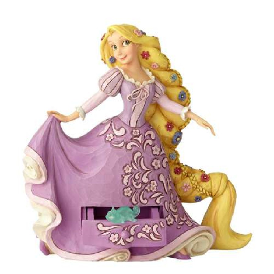 Figures & Figurines * | Attractive Disney Traditions By Jim Shore Rapunzel With Pascal Charm