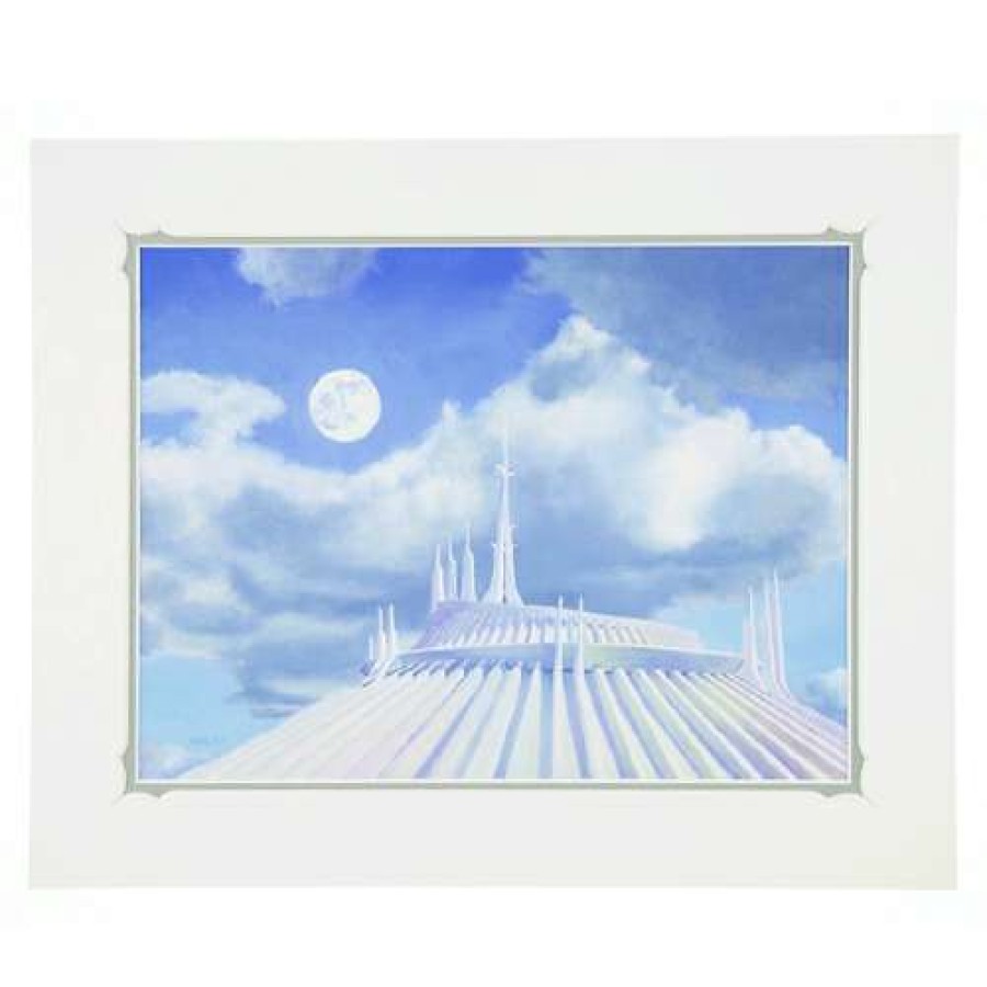 Prints And Signs * | Promotions Disney Artist Print Rosemary Begley Adventure Space Mountain