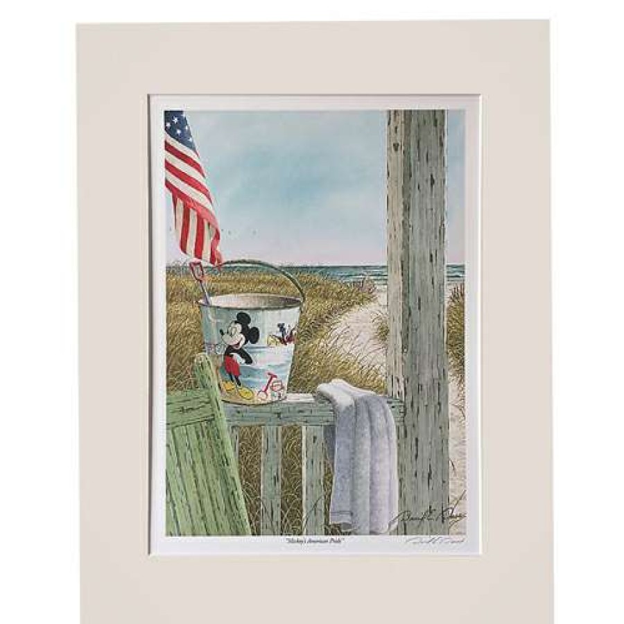 Prints And Signs * | Store Disney Artist Print David Doss Mickey'S American Pride