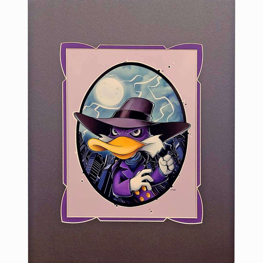 Prints And Signs * | Online Sales Disney Artist Print Chris Uminga Darkwing Duck