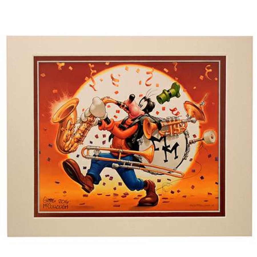 Prints And Signs * | High Quality Disney Artist Print Greg Mccullough Goofy One Man Band