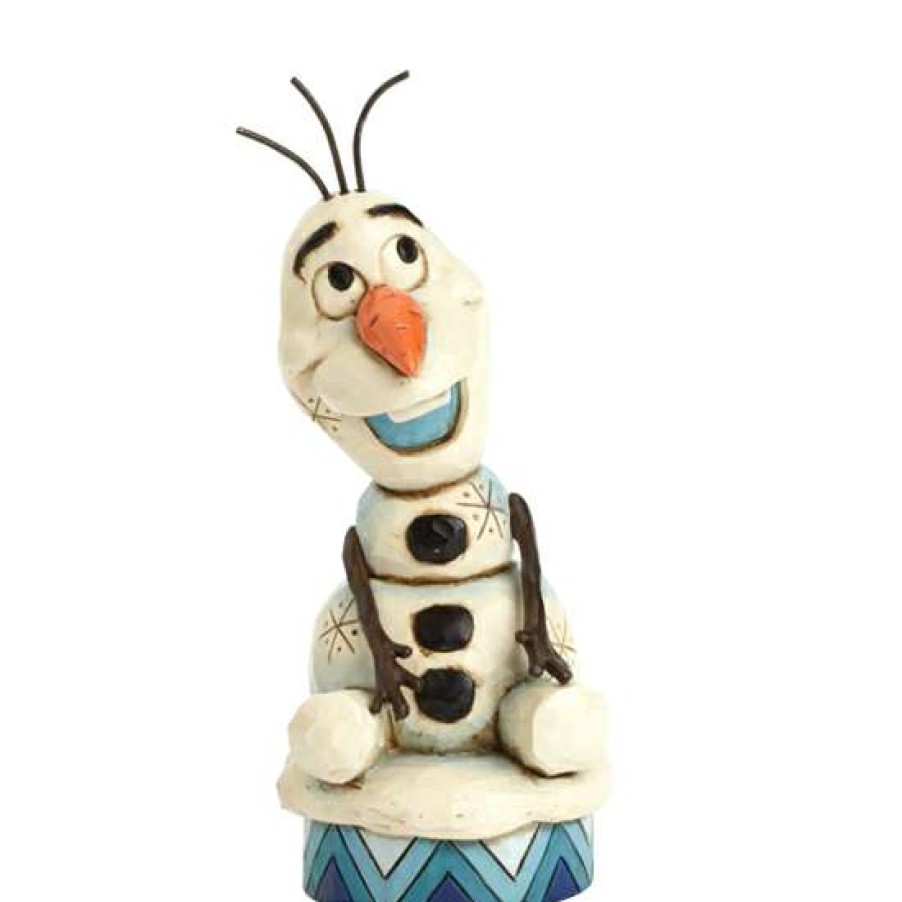 Figures & Figurines * | Disney Traditions By Jim Shore Figurine Olaf From Frozen Cheap