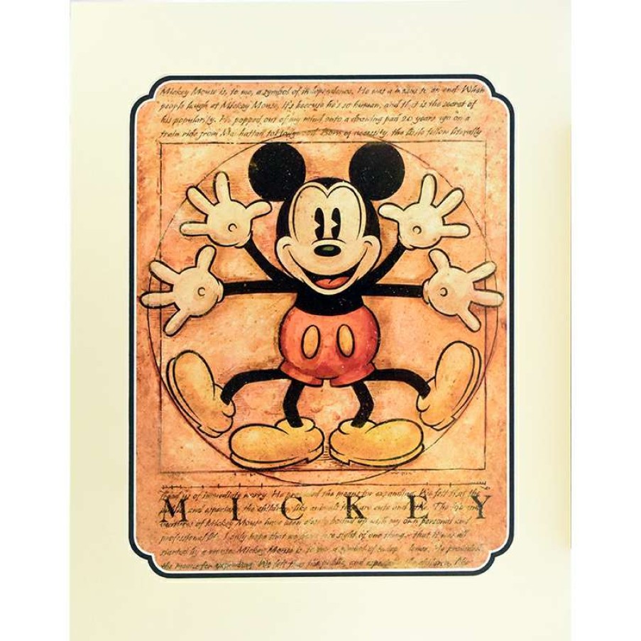 Prints And Signs * | Fashionable Disney Artist Print Renaissance Mickey Mouse