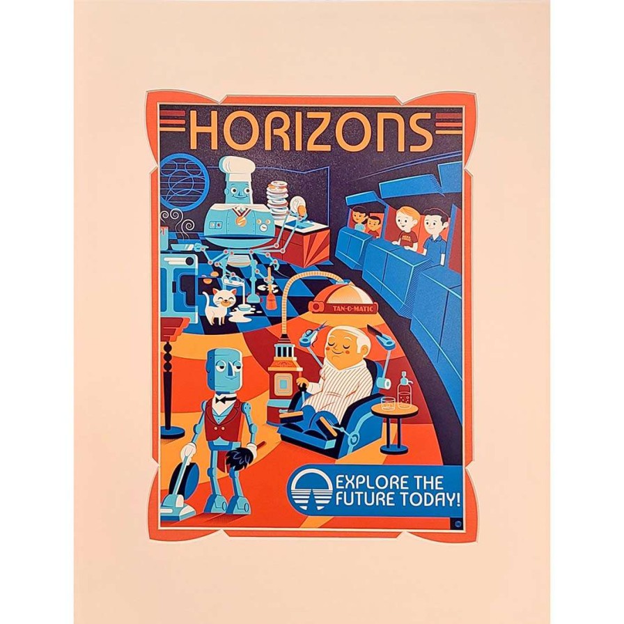 Prints And Signs * | Fashionable Disney Artist Print Dave Perillo Explore The Future, Today