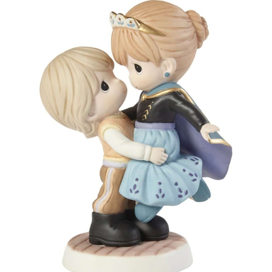 Figures & Figurines * | Disney Precious Moments Figurine Disney Showcase Collection Anna & Kristoff Reliable Quality