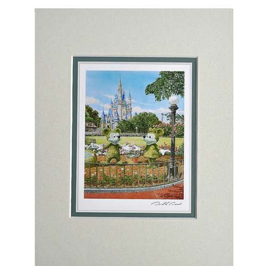 Prints And Signs * | Outlet Sale Disney Artist Print David Doss Enchanted Garden