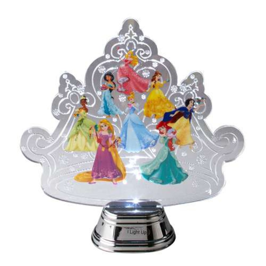 Figures & Figurines * | Disney Led Figurine Princesses Crown Light Up Holidazzler Original