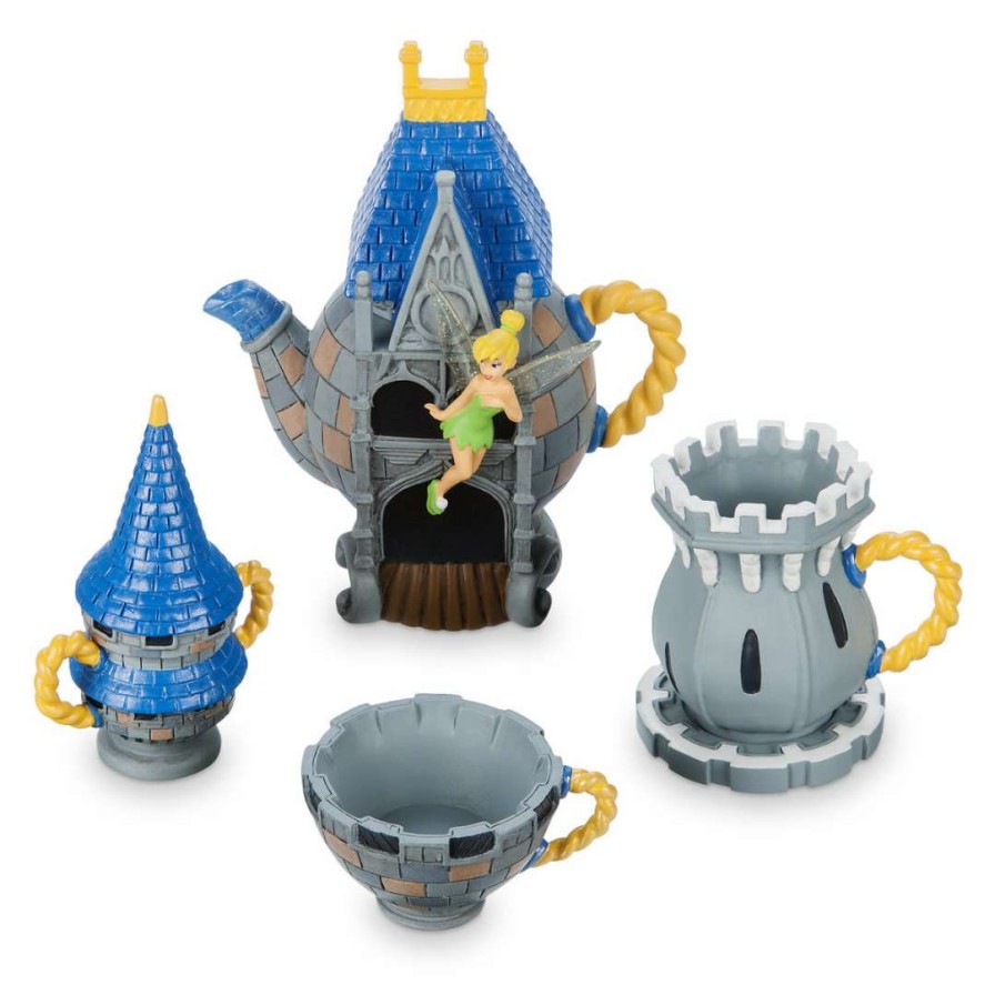 Figures & Figurines * | Best Sellers Disney Decorative Mini Tea Set Walt Disney World Castle