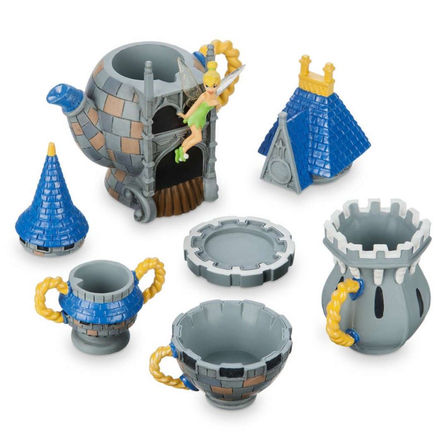 Figures & Figurines * | Best Sellers Disney Decorative Mini Tea Set Walt Disney World Castle